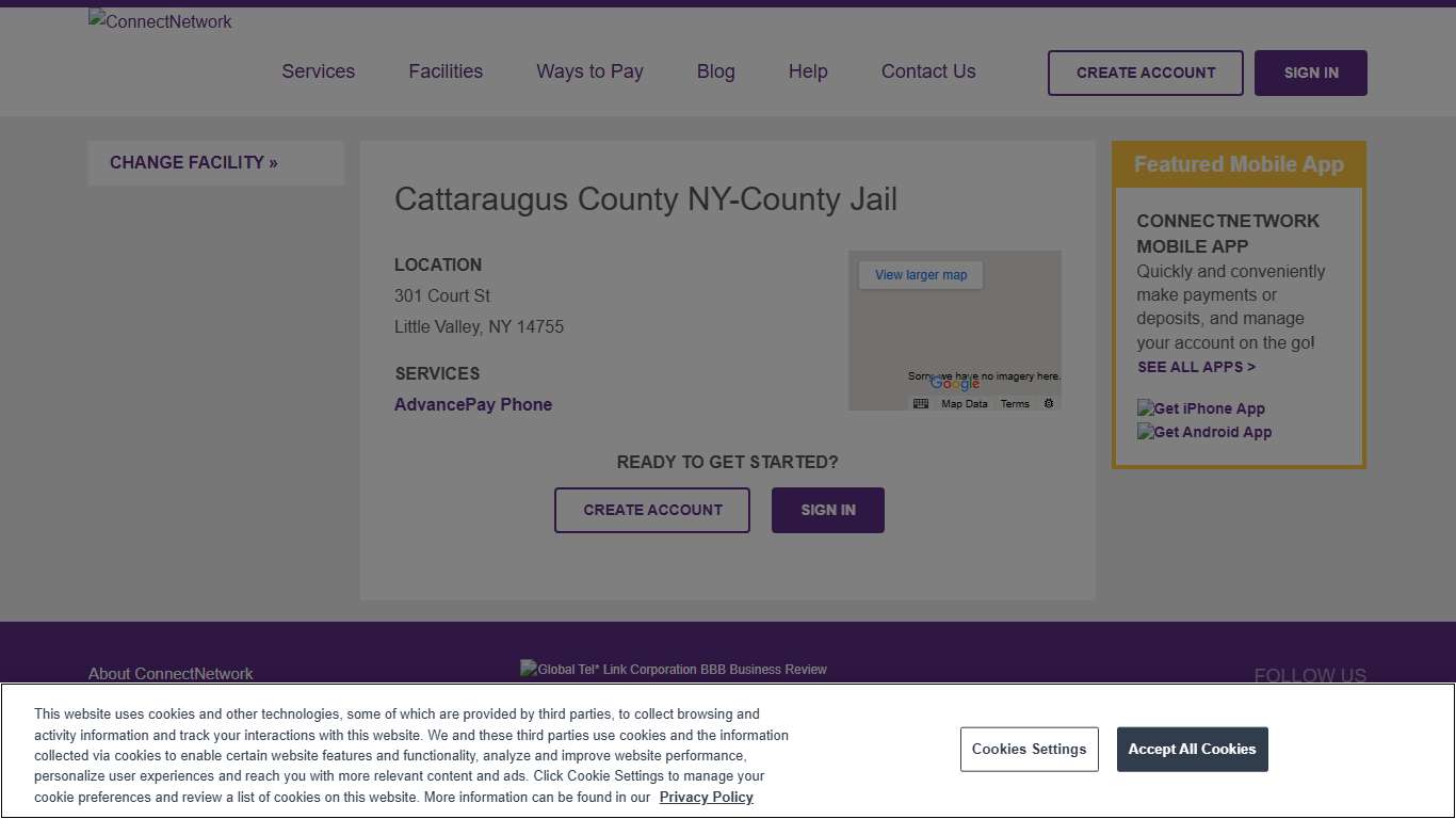 Cattaraugus County NY-County Jail ConnectNetwork